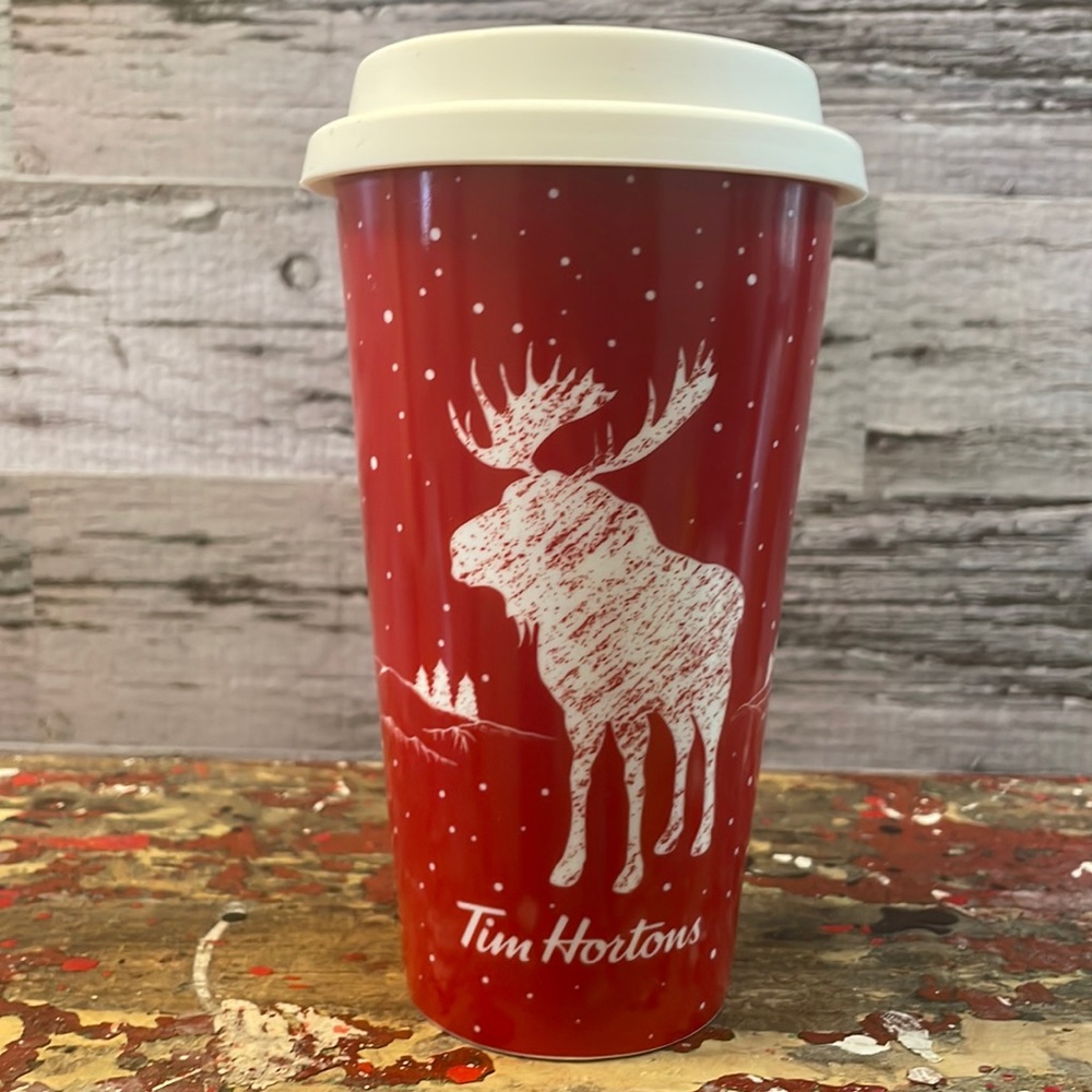 Tim Hortons 2018 Holiday Winter Moose Tumbler